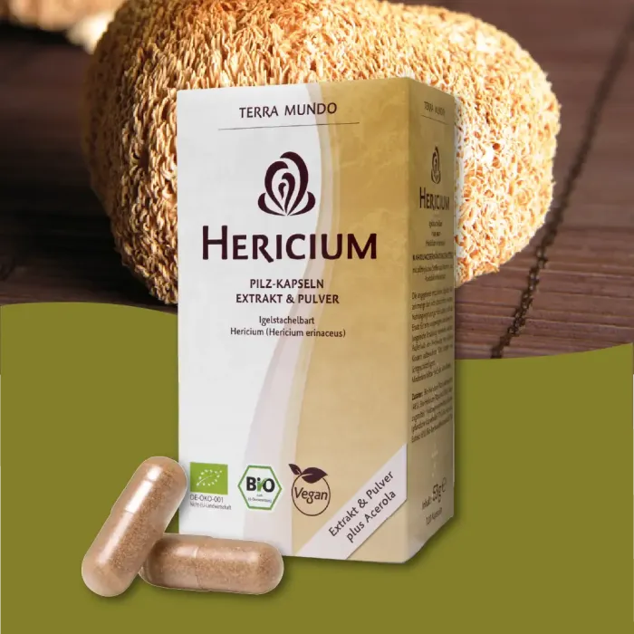 Bio Hericium – Hochwertiger Vitalpilz mit natürlichem Vitamin C